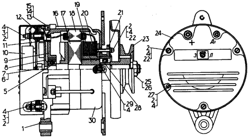 Генератор двигателя Д-160